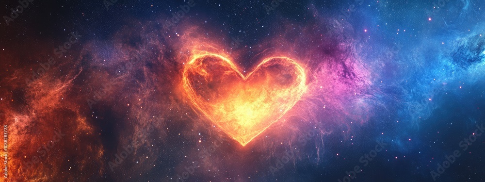 astro space heart nebula love concept background astro space heart nebula love concept background