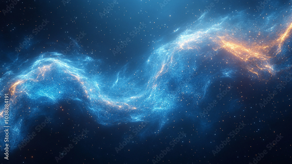 Fototapeta premium Background for advertising. Lightning, flashes. Bright background.