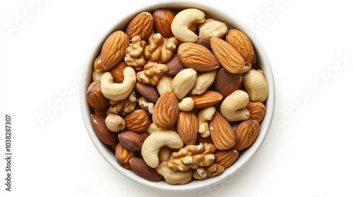 Assorted Healthy Nuts and Seeds in a Bowl