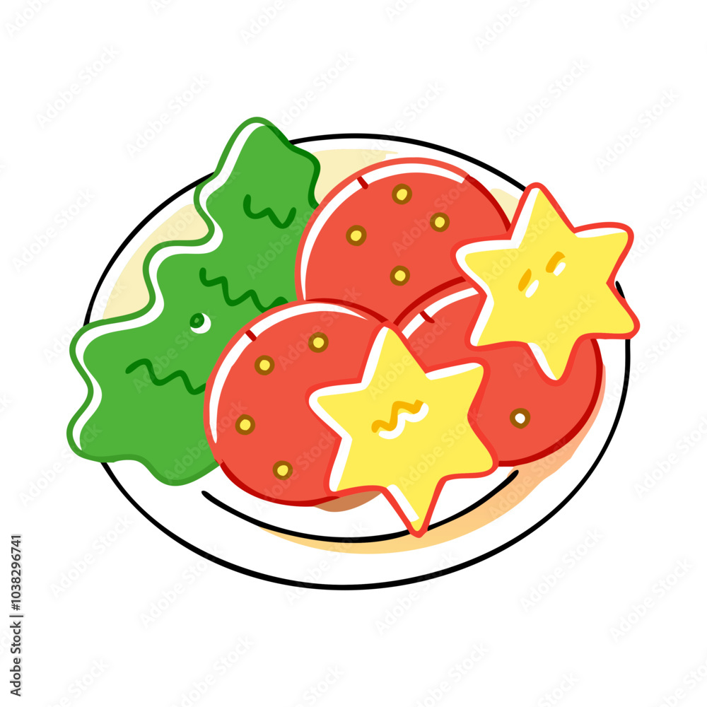 illustration of a slice of apple illustration of a slice of apple