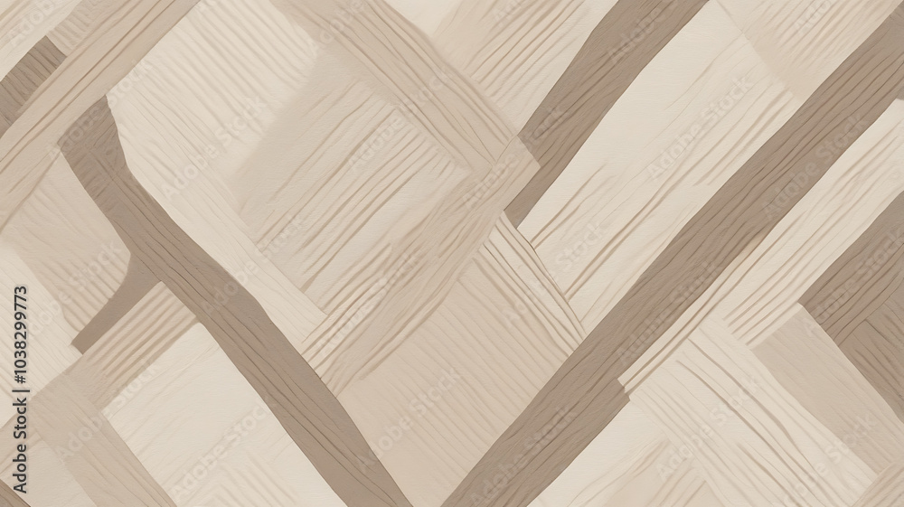 Abstract background with textile influences, featuring woven patterns in neutral tones, layered with a fabric-like texture for a soft, natural, and tactile appearance.