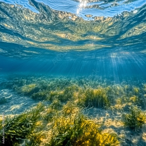 Mediterranean seaweed in Spain photo