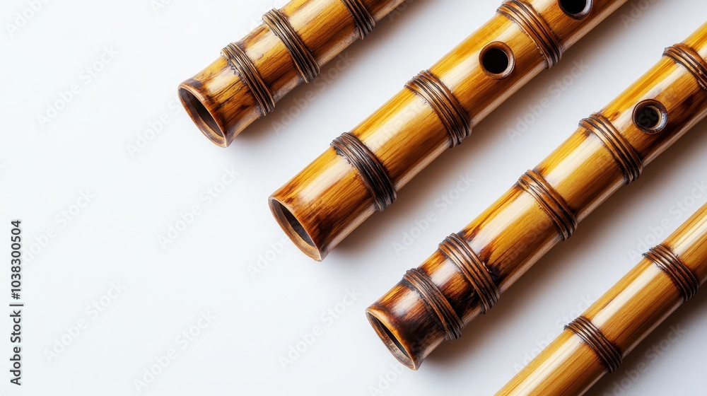 Chinese dizi flute laying diagonally on a white background, cultural heritage, flute player, white background, traditional music, woodwind, instrument, sound,Chinese Chinese dizi flute laying diagonally on a white background, cultural heritage, flute player, white background, traditional music, woodwind, instrument, sound,Chinese