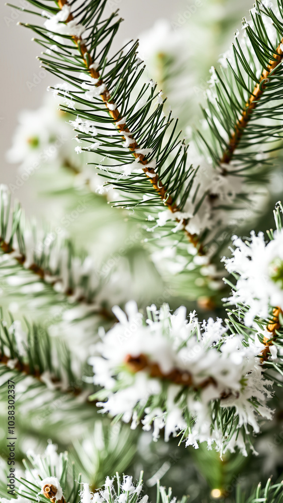 pine branch dusted with winter's kiss pine branch dusted with winter's kiss