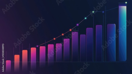 Abstract Graphic of Upward Trend