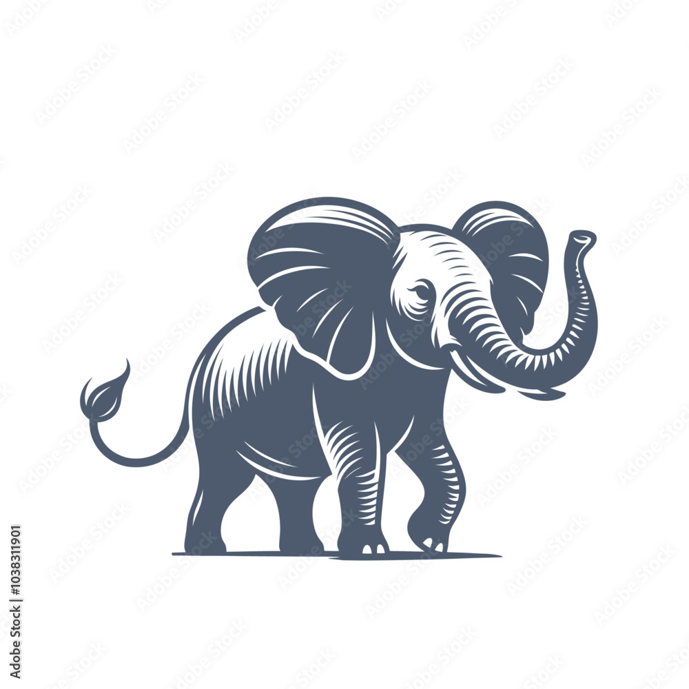 elephant animal isolated vector illustration elephant animal isolated vector illustration