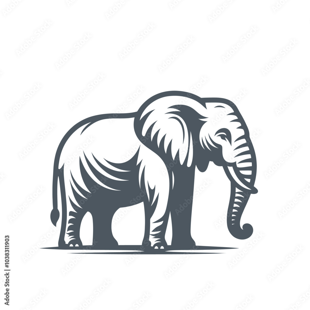 elephant animal isolated vector illustration elephant animal isolated vector illustration