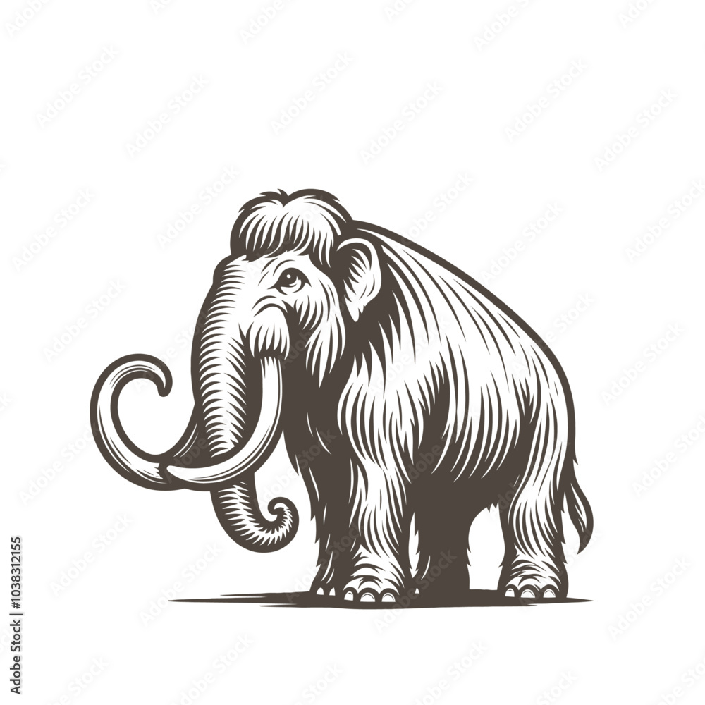 mammoth isolated vector illustration mammoth isolated vector illustration