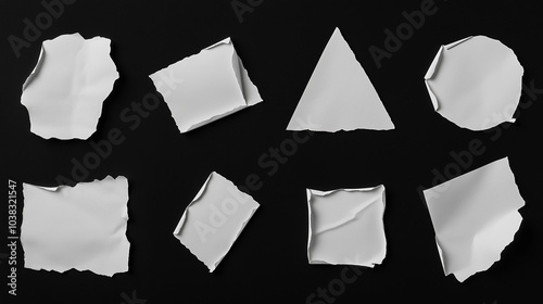 Wallpaper Mural white paper with hole, torn white paper, burnt paper background, paper with space for text, paper texture wallpaper	 Torontodigital.ca