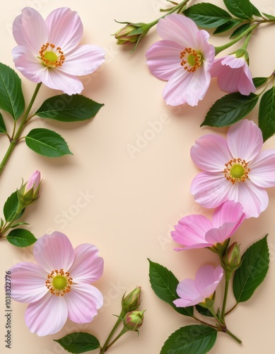 pink and white flowers