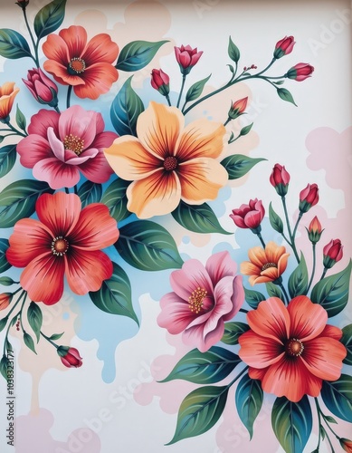 abstract floral background