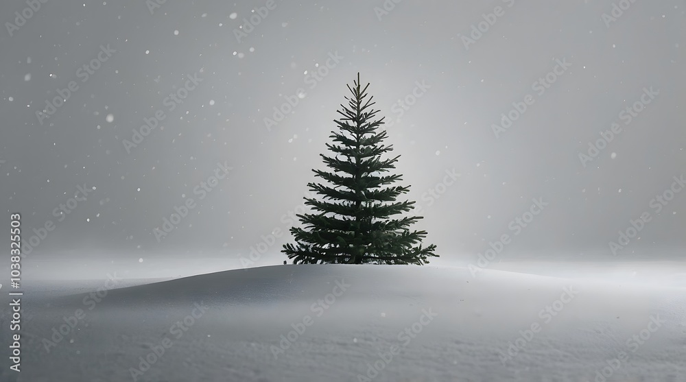 Obraz premium Minimal Christmas Background