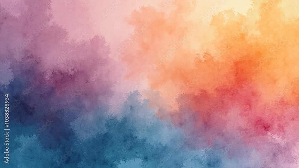 Abstract watercolor splash with a gradient effect Abstract watercolor splash with a gradient effect