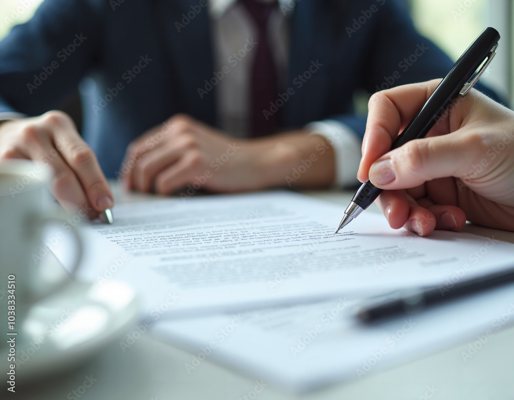 Signing Contract. Signing Contract.