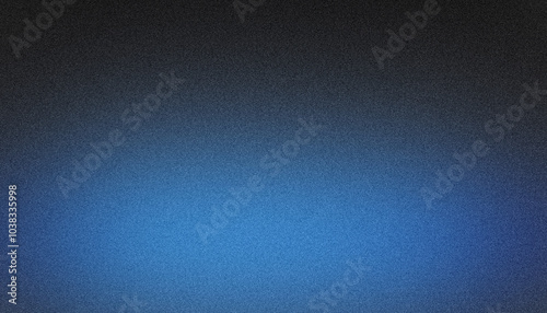 Blue blurred ray on a black background. In granular