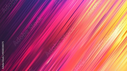 Abstract background with diagonal lines in shades of pink, purple, and yellow.