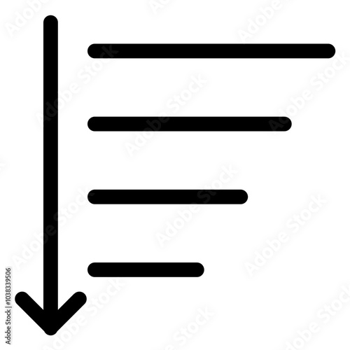 Filter Icon for Data Sorting, Search Refinement, and Organizing Content