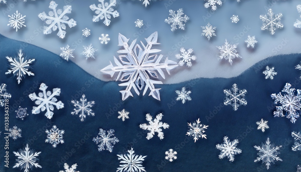 snow flake repeated pattern snow flake repeated pattern