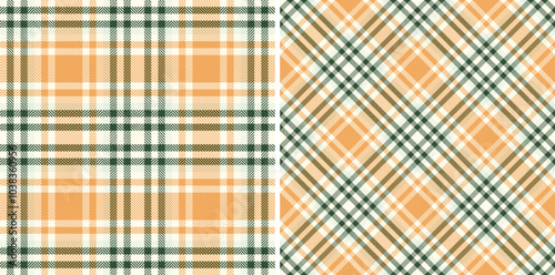 Background textile vector of pattern seamless fabric with a texture check tartan plaid. Set in favorite colors for symmetry tissue designs in fashion.