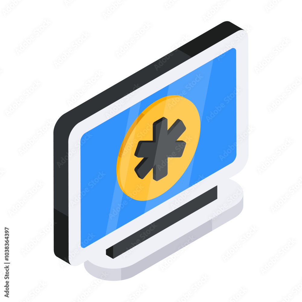 Trendy vector design of medical website

