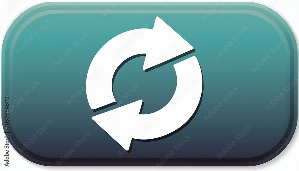 Refresh icon, sync repeat and reload arrow symbol convert button Refresh icon, sync repeat and reload arrow symbol convert button