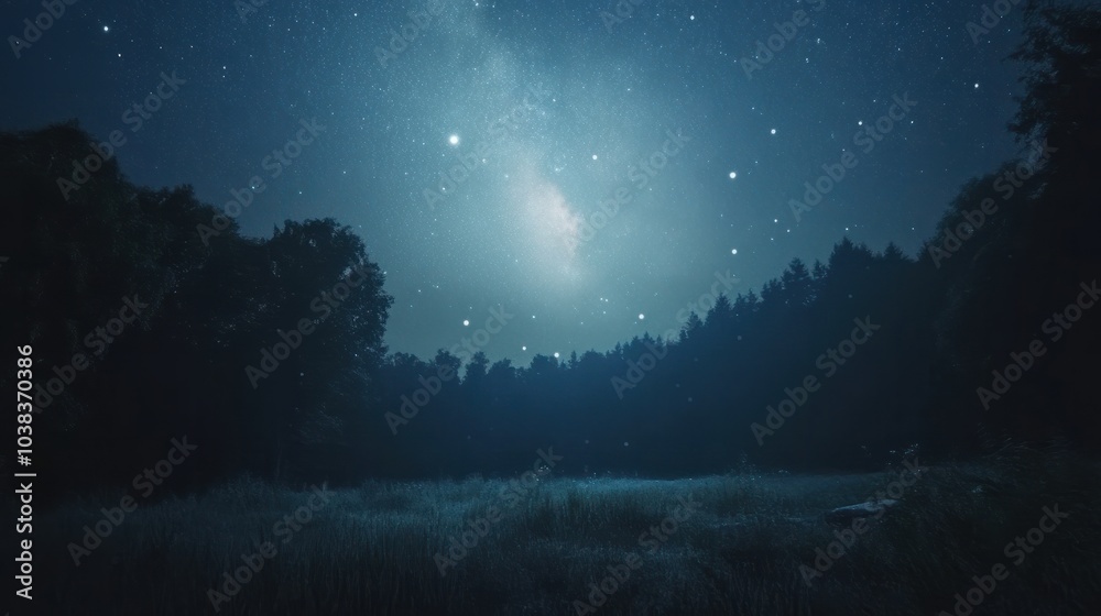 A stunning Full HD shot of a serene night sky illuminated by bright stars, with hints of the Milky Way visible, creating a captivating and tranquil atmosphere for nighttime scenes. A stunning Full HD shot of a serene night sky illuminated by bright stars, with hints of the Milky Way visible, creating a captivating and tranquil atmosphere for nighttime scenes.