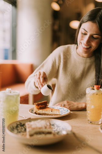 A joyful moment at a cozy c...