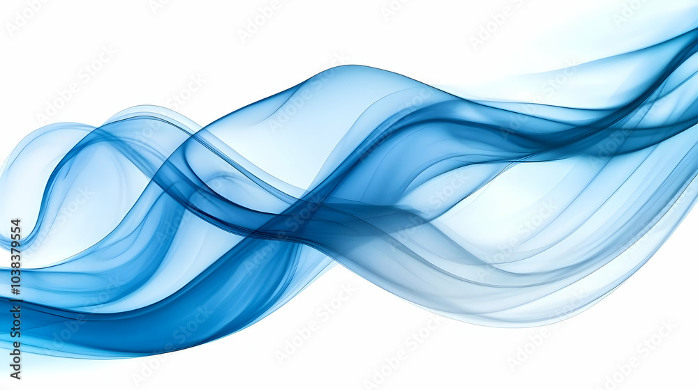 Abstract Blue Wave Design. Abstract Blue Wave Design.