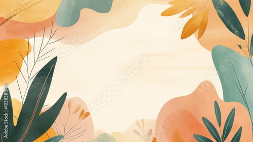 Natural earthy background with abstract line art. Abstract and nature photo