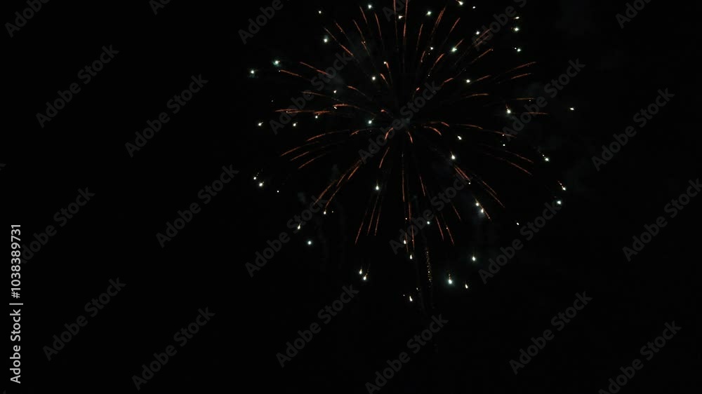 夜空に打ちあがる鮮やかな花火