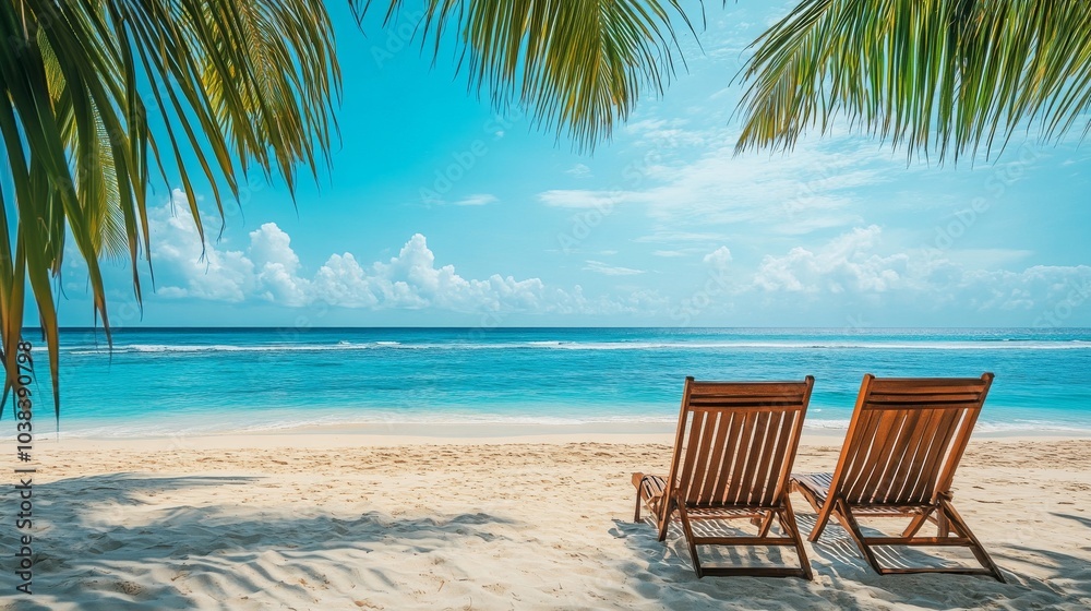 Elevated View of a Serene Beach Scene Perfect for Promotional Content Elevated View of a Serene Beach Scene Perfect for Promotional Content