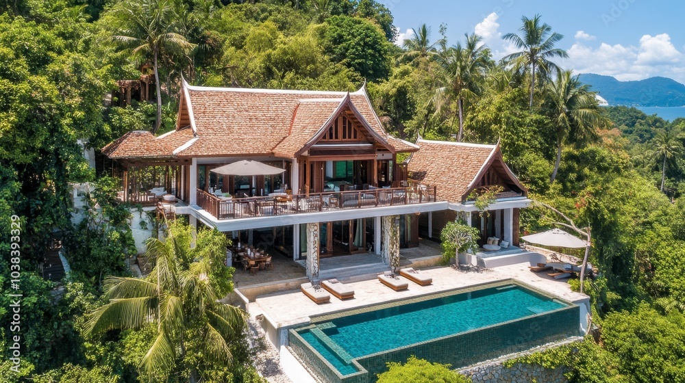 Serene Tropical Villa Surrounded by Lush Nature Serene Tropical Villa Surrounded by Lush Nature