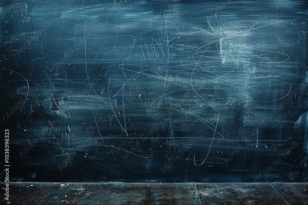Empty Chalkboard with Scribbles and Smudges. Empty Chalkboard with Scribbles and Smudges.