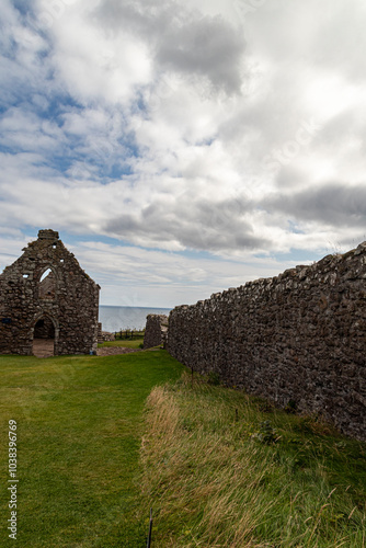 Ruins of dunnottar Castle Scotland photo