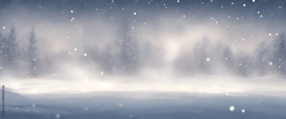Fototapeta premium 雪の降る季節