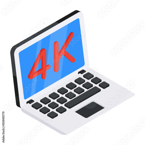 An icon design of 4k resolution 

