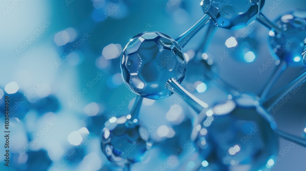 Abstract Molecular Structure Illustration Abstract Molecular Structure Illustration