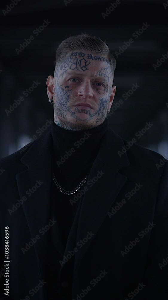 A mysterious character stands in a dark setting, evoking a sense of deep ambiance and intrigue A mysterious character stands in a dark setting, evoking a sense of deep ambiance and intrigue