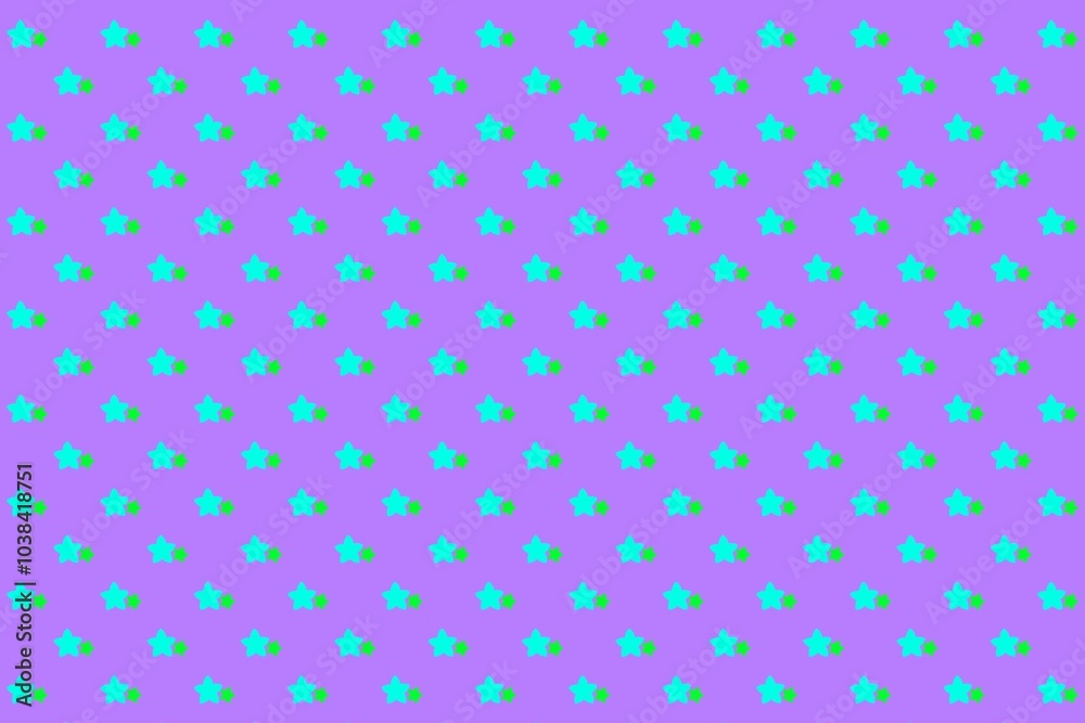 Blue pattern, purple background with blue stars, seamless pattern, seamless pattern of blue stars, purple wallpaper with stars, star, shape, card, wrapping, paper, fabric, textile, illustration
