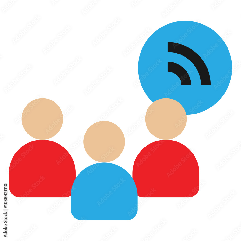 Fototapeta premium Follower Heart Symbol