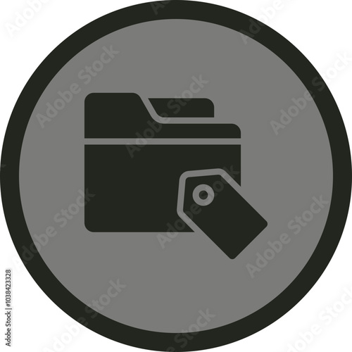 Folder Tag Icon Design