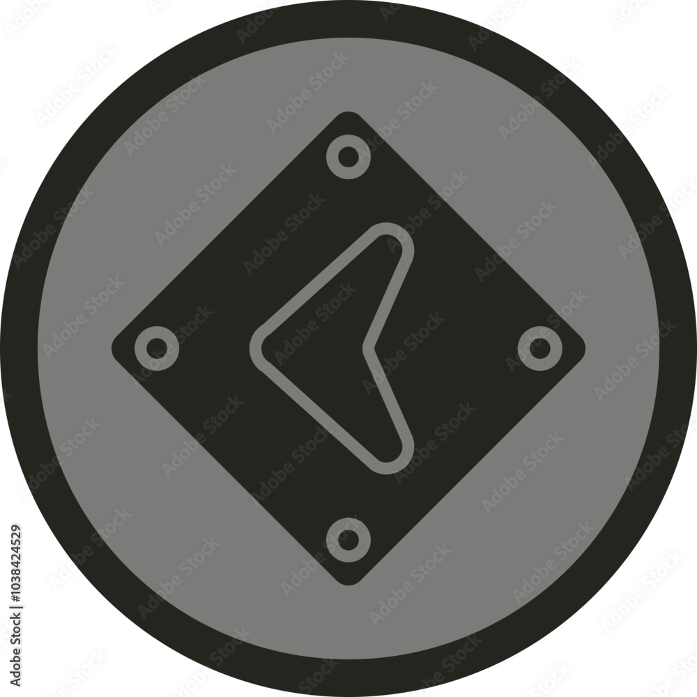 Left Chevron Arrow Icon Design Left Chevron Arrow Icon Design