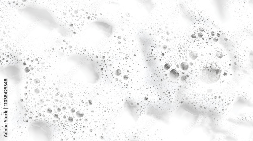 Close-up of soap bubbles and foam texture, representing cleanliness, hygiene, freshness, and purity, perfect for cleaning product backgrounds and personal care visuals Close-up of soap bubbles and foam texture, representing cleanliness, hygiene, freshness, and purity, perfect for cleaning product backgrounds and personal care visuals