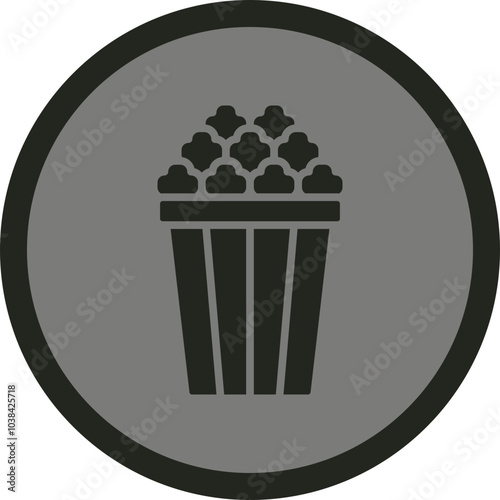 Popcorn Icon Design