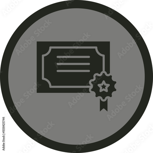 Certificate Icon Design