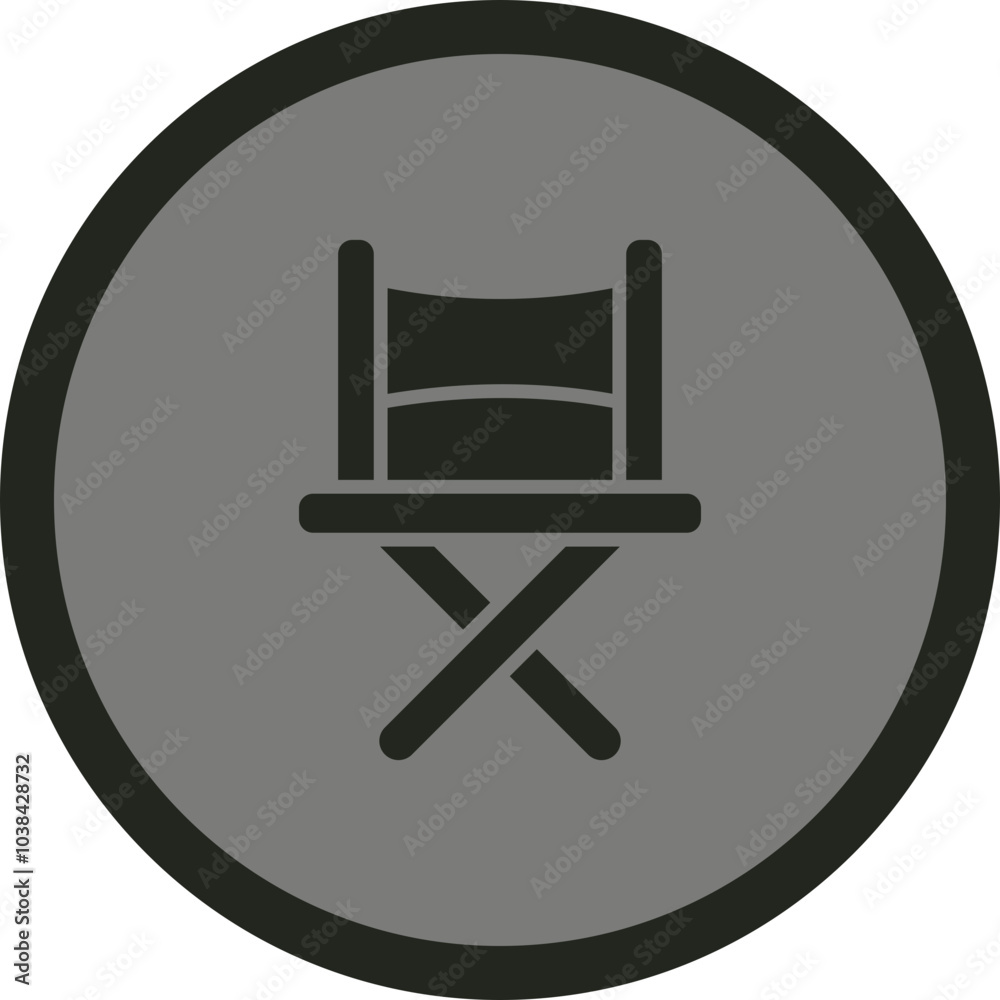 Director Chair Icon Design Director Chair Icon Design