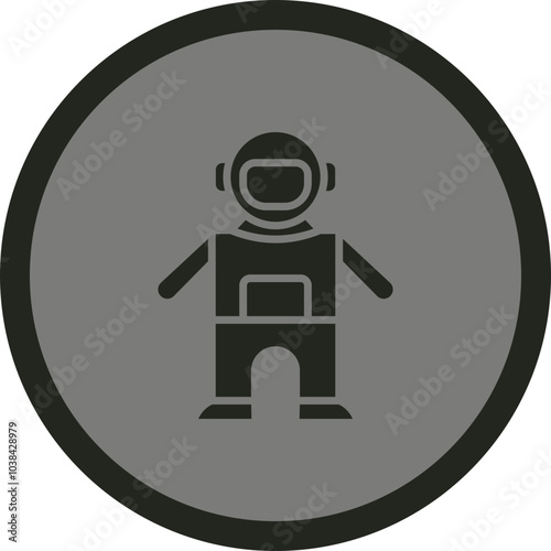 Space Suit Icon Design