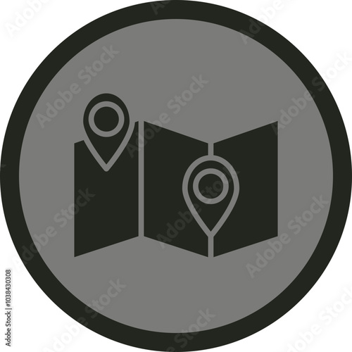Nearby Destinations Icon Design