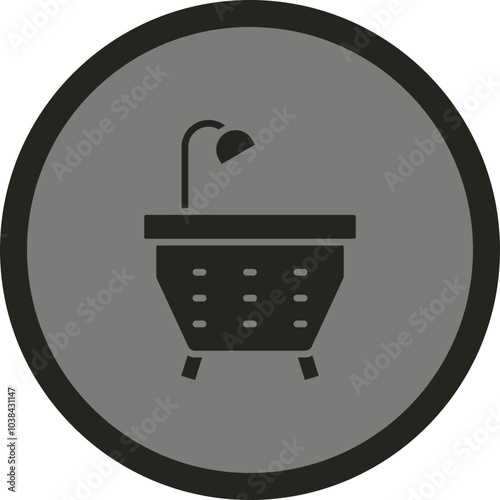 Bathtub Icon Design
