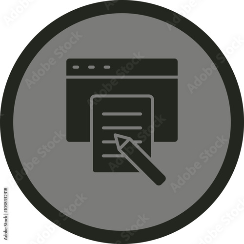 Copywriter Icon Design